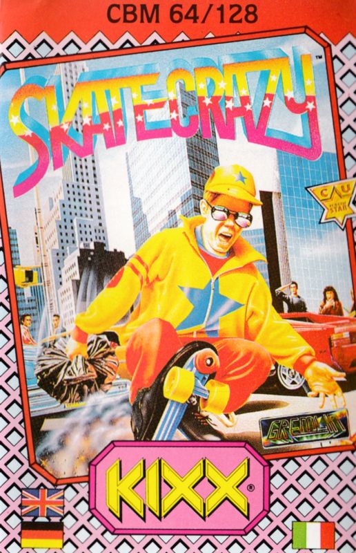 Front Cover for Skate Crazy (Commodore 64) (Kixx Release)