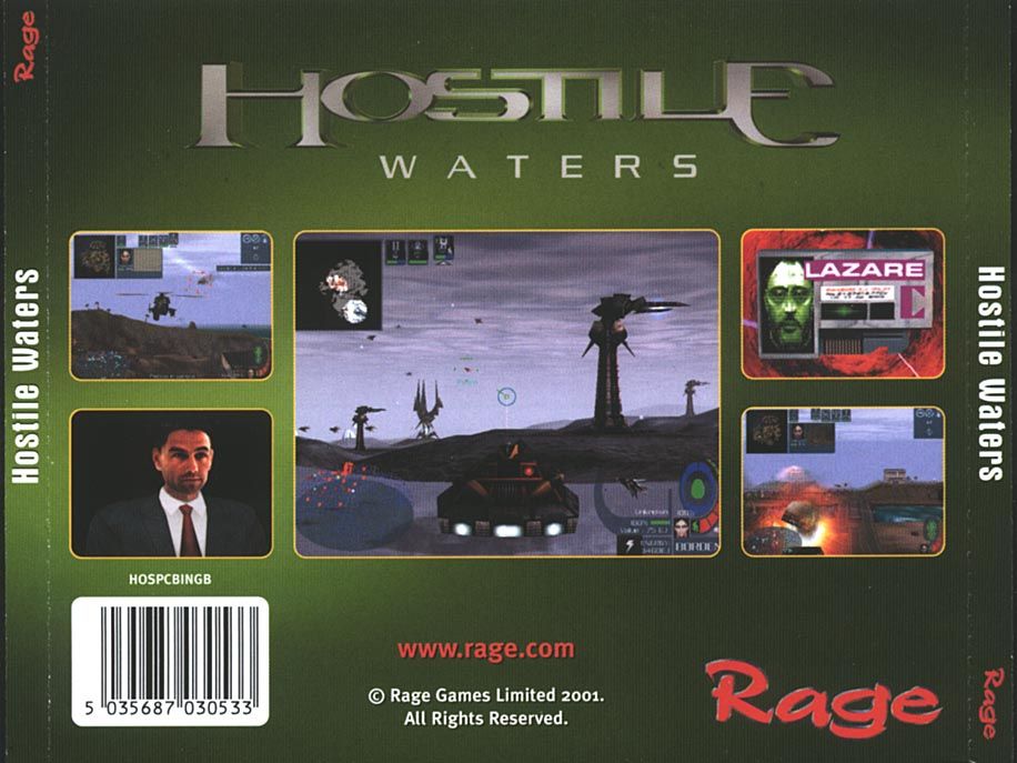 Other for Hostile Waters: Antaeus Rising (Windows): Jewel Case - Back