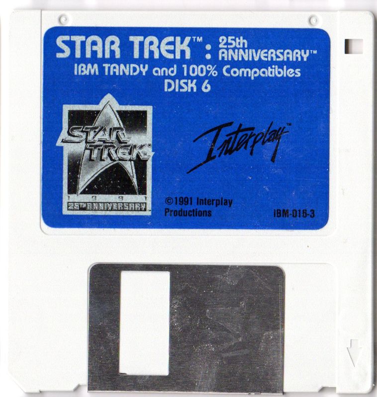 Media for Star Trek: 25th Anniversary (DOS) (3.5" Floppy release): Disk 6