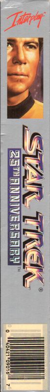 Spine/Sides for Star Trek: 25th Anniversary (DOS) (3.5" Floppy release): Right