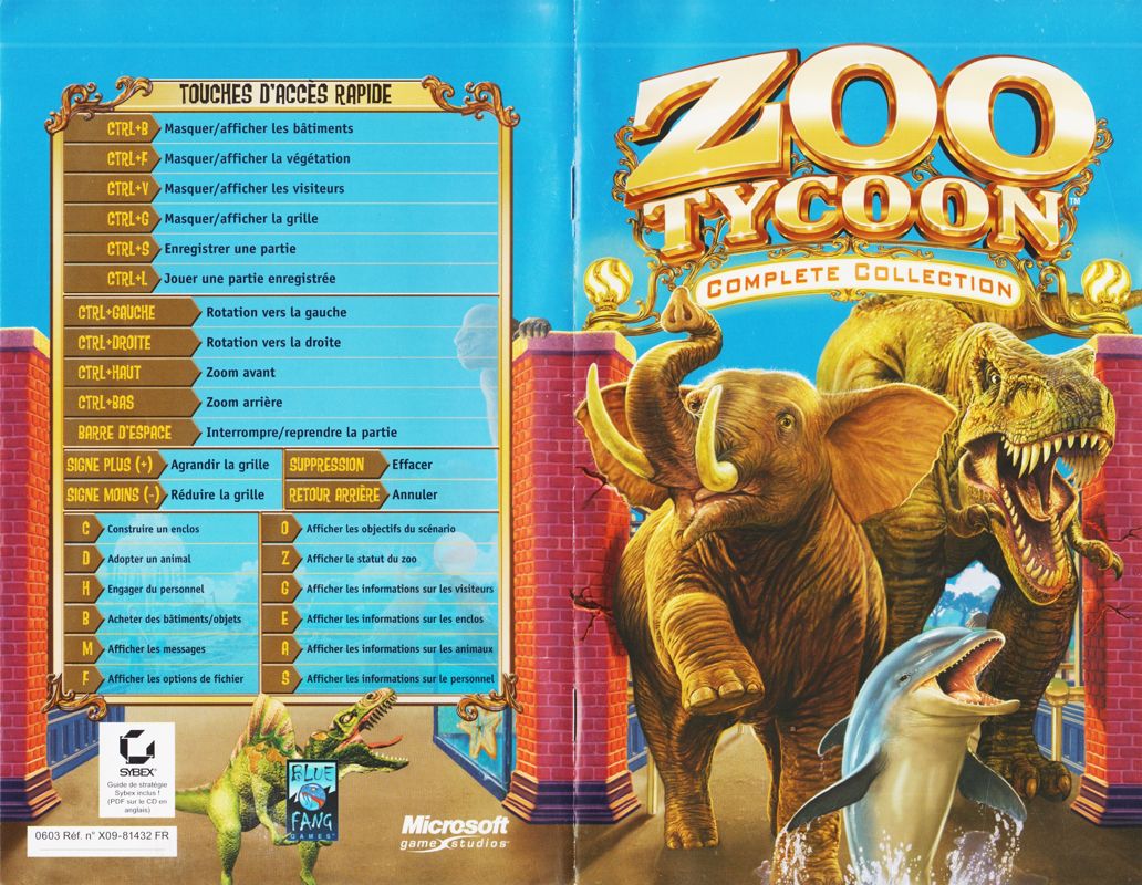 Manual for Zoo Tycoon: Complete Collection (Windows): Full Cover (48-page)