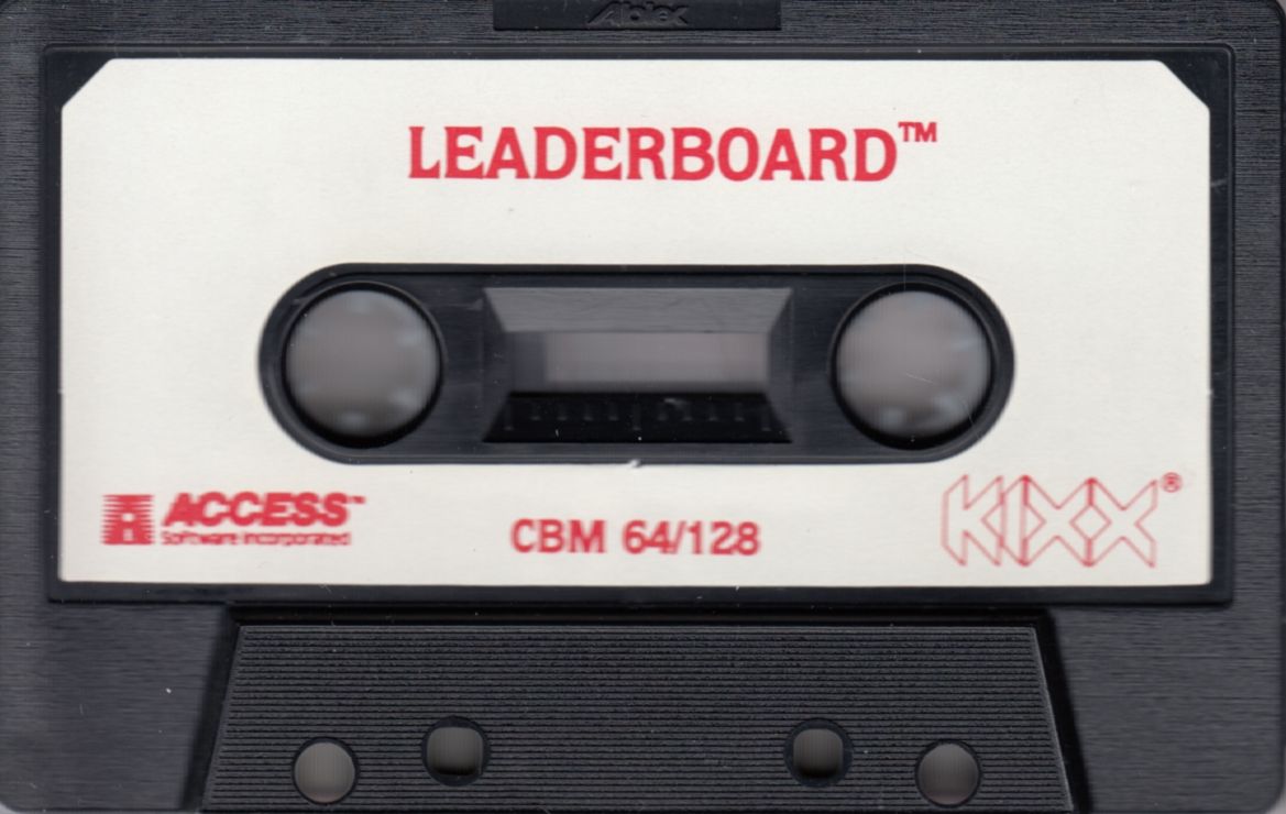 Media for Leader Board (Commodore 64) (Kixx Release): Front