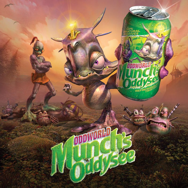 Front Cover for Oddworld: Munch's Oddysee HD (Nintendo Switch) (download release)