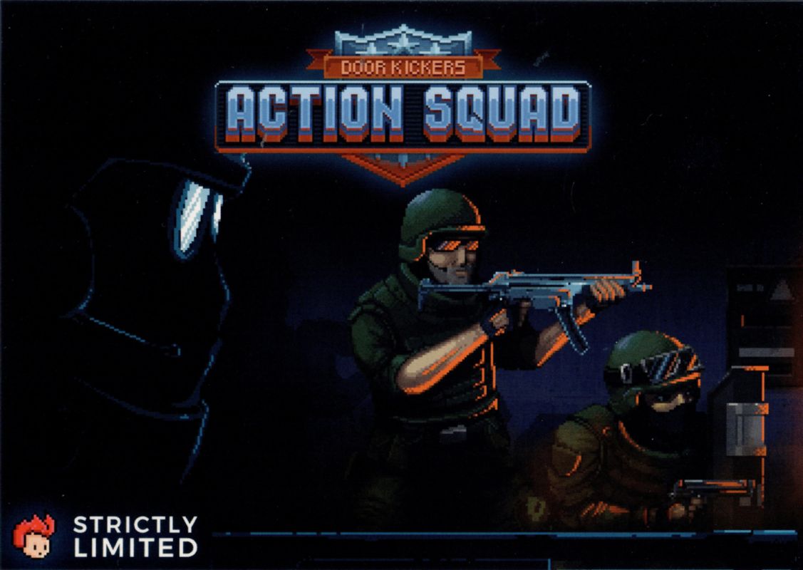 Extras for Door Kickers: Action Squad (PlayStation 4) (Strictly Limited Games release): Postcard front