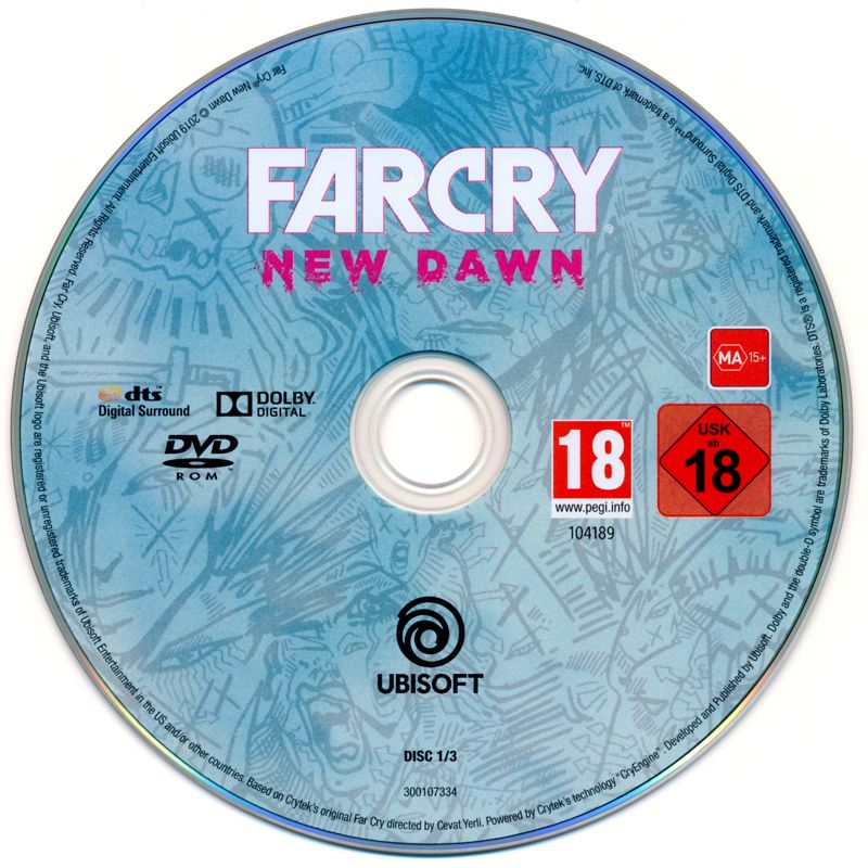 Media for Far Cry: New Dawn (Windows): Disc 1