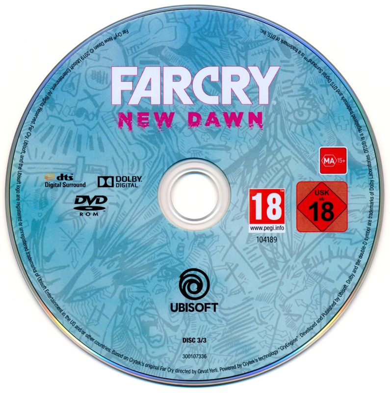 Media for Far Cry: New Dawn (Windows): Disc 3