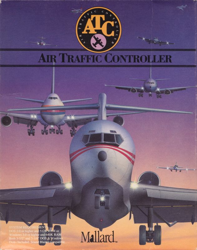 Front Cover for ATC: Air Traffic Controller (DOS and Windows 3.x)