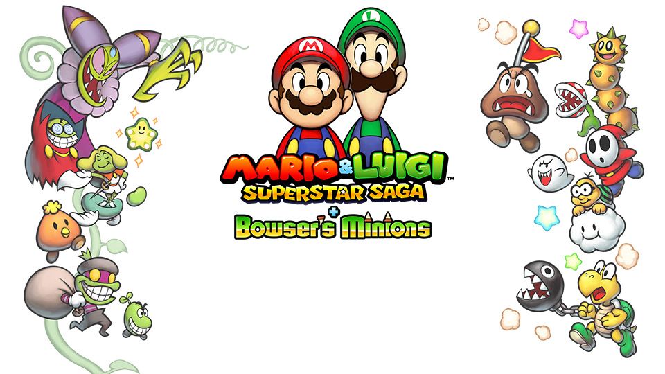 Front Cover for Mario & Luigi: Superstar Saga + Bowser's Minions (Nintendo 3DS) (download release): 2nd version