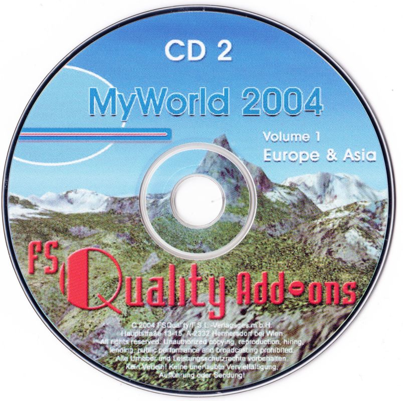 Media for MyWorld 2004: Volume 1 - Europe & Asia (Windows): Disc 2/3