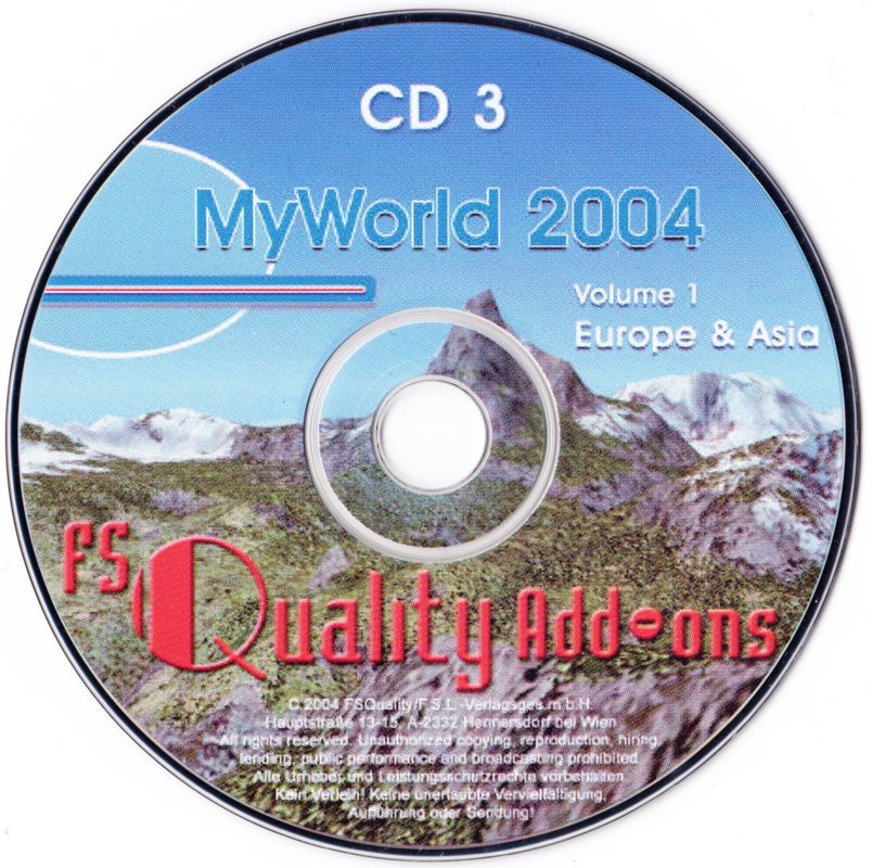 Media for MyWorld 2004: Volume 1 - Europe & Asia (Windows): Disc 3/3