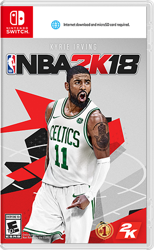 Front Cover for NBA 2K18 (Nintendo Switch) (download release): 2nd version