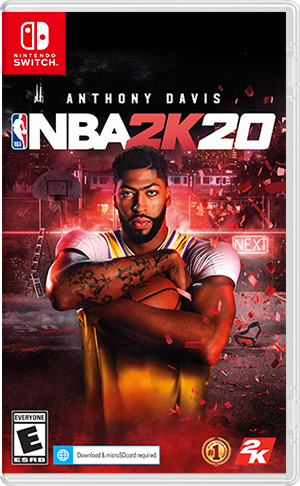 Front Cover for NBA 2K20 (Nintendo Switch) (download release): 1st version