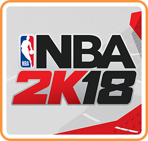 Front Cover for NBA 2K18 (Nintendo Switch) (download release): 1st version
