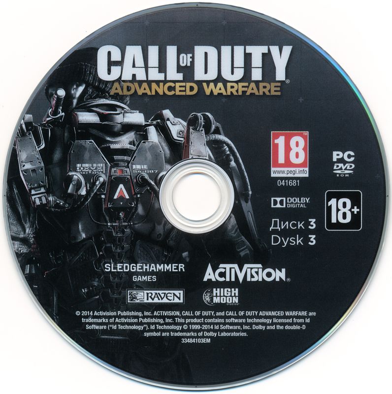 Call of Duty: Advanced Warfare (Day Zero Edition) cover or packaging  material - MobyGames