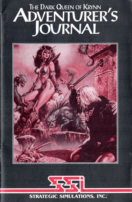 Manual for The Dark Queen of Krynn (DOS) (5,25'' disk release): Adventurer's Journal