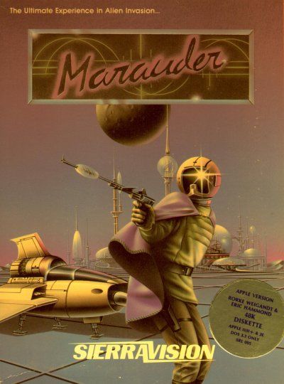Front Cover for Marauder (Apple II)