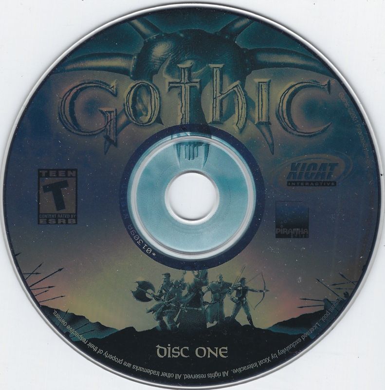 Media for Gothic (Windows) (Small box version): Disc 1/2