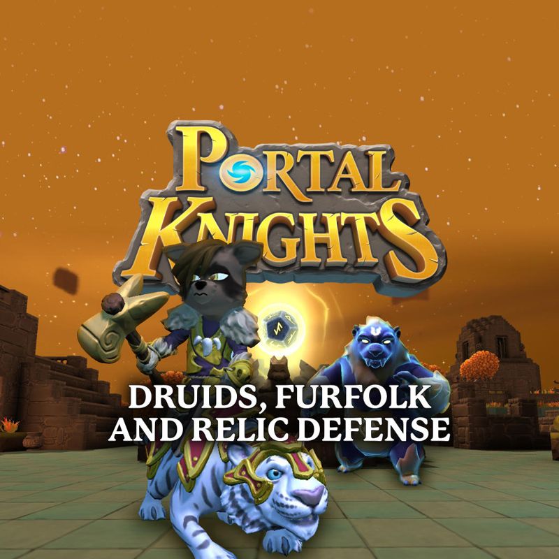 Front Cover for Portal Knights: Druids, Furfolk, and Relic Defense (PlayStation 4) (download release)