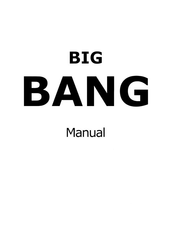 Manual for Bang! Gunship Elite (Windows): Front