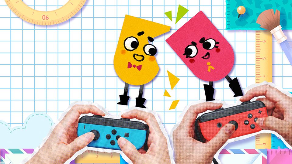 Front Cover for Snipperclips Plus: Cut it out, together! (Nintendo Switch) (download release): 2nd version