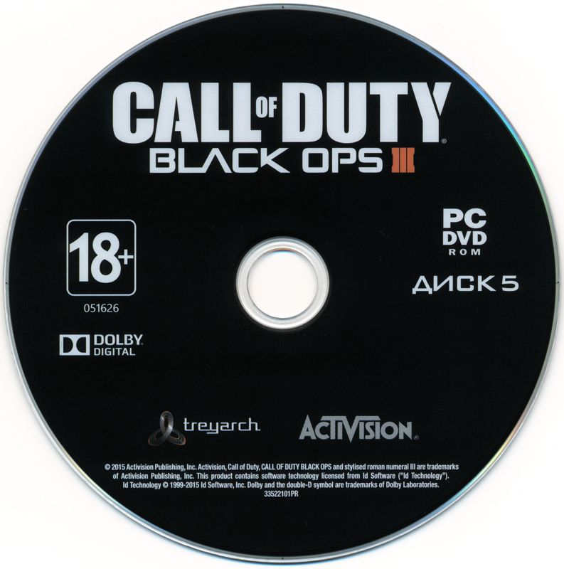 Media for Call of Duty: Black Ops III (Windows): Disc 5