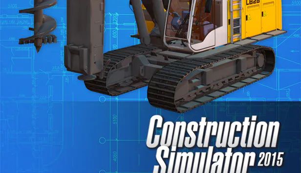 Front Cover for Construction Simulator 2015: Liebherr LB 28 (Linux and Macintosh and Windows) (Humble Store release)