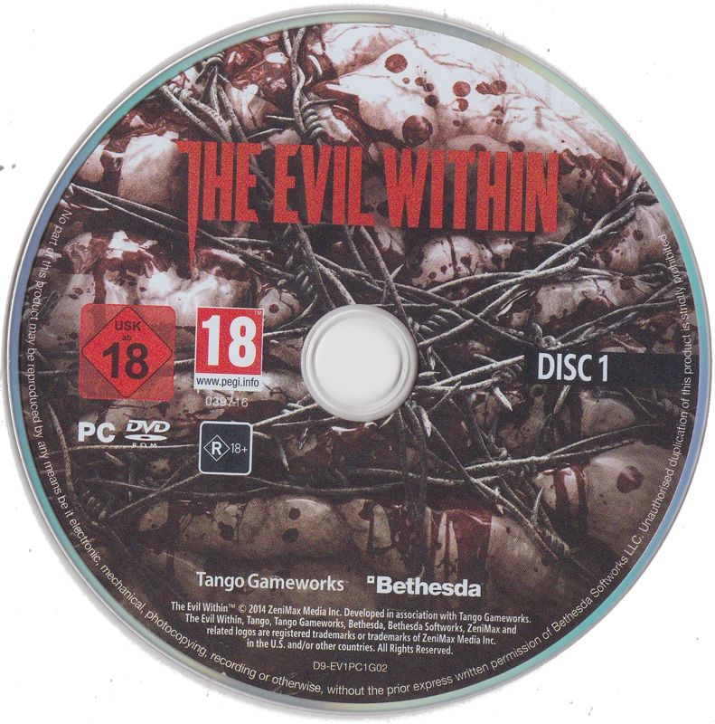 Media for The Evil Within (Limited Edition) (Windows): Disc 1