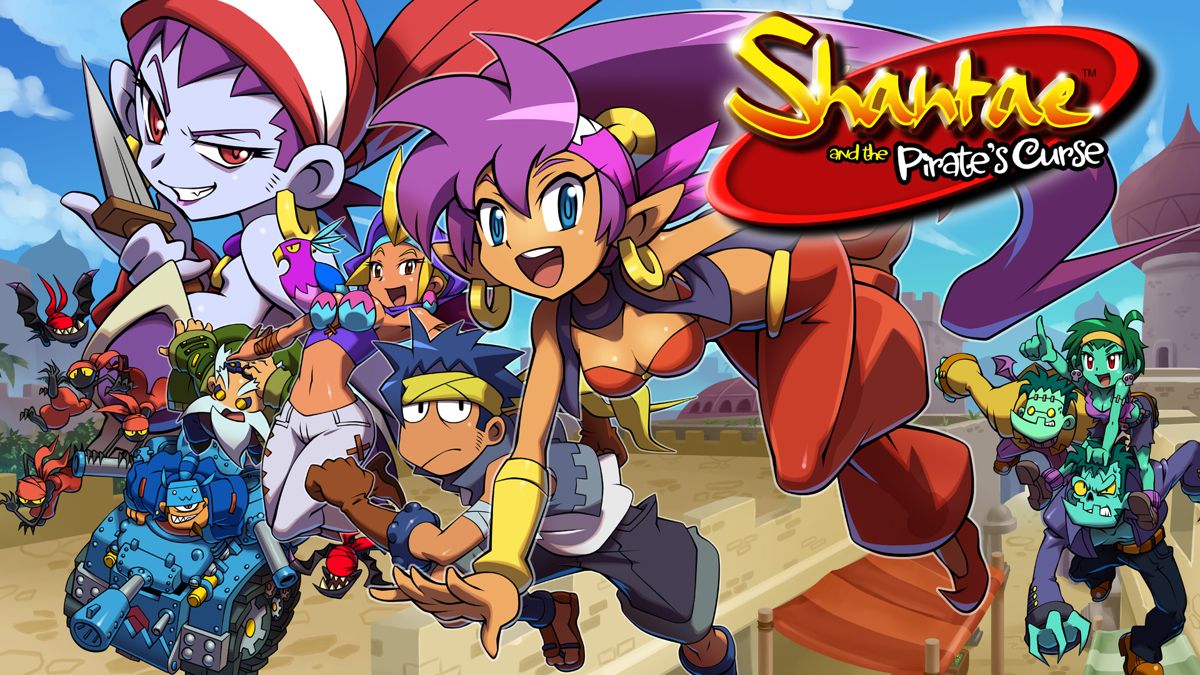 Front Cover for Shantae and the Pirate's Curse (Nintendo Switch) (download release): 2nd version
