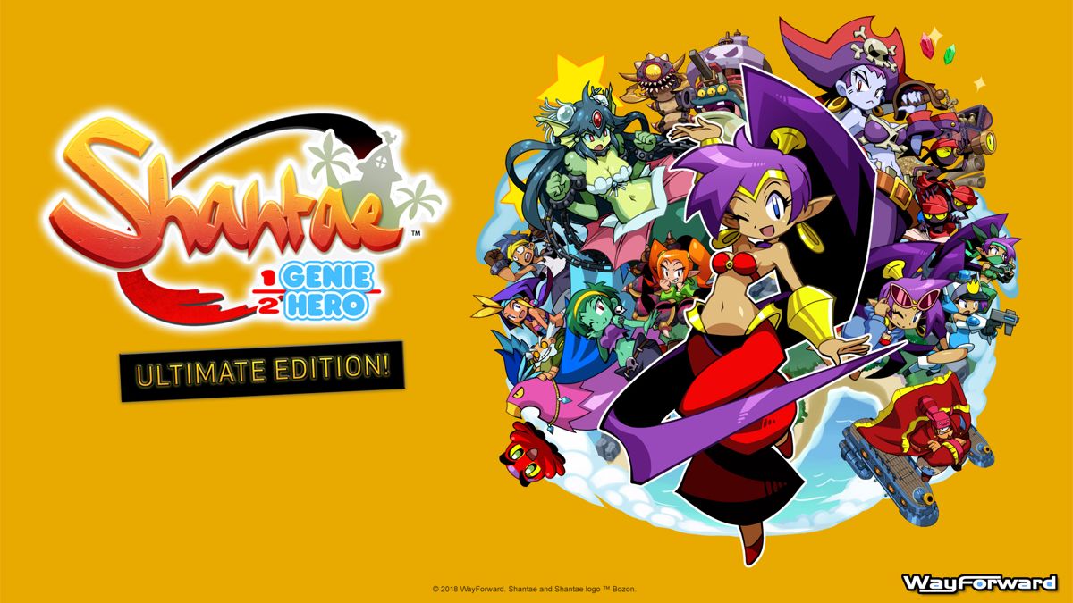 Front Cover for Shantae: 1/2 Genie Hero - Ultimate Edition (Nintendo Switch) (download release): 2nd version