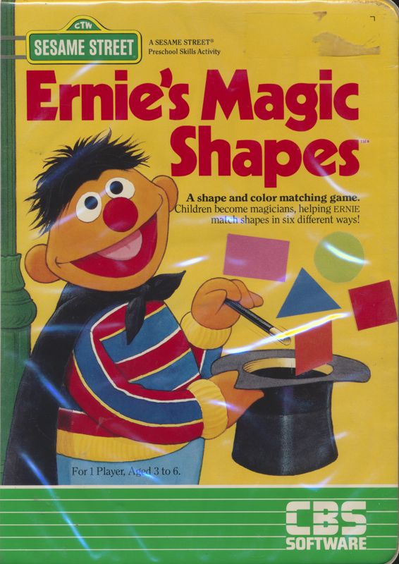 Front Cover for Ernie's Magic Shapes (Commodore 64)