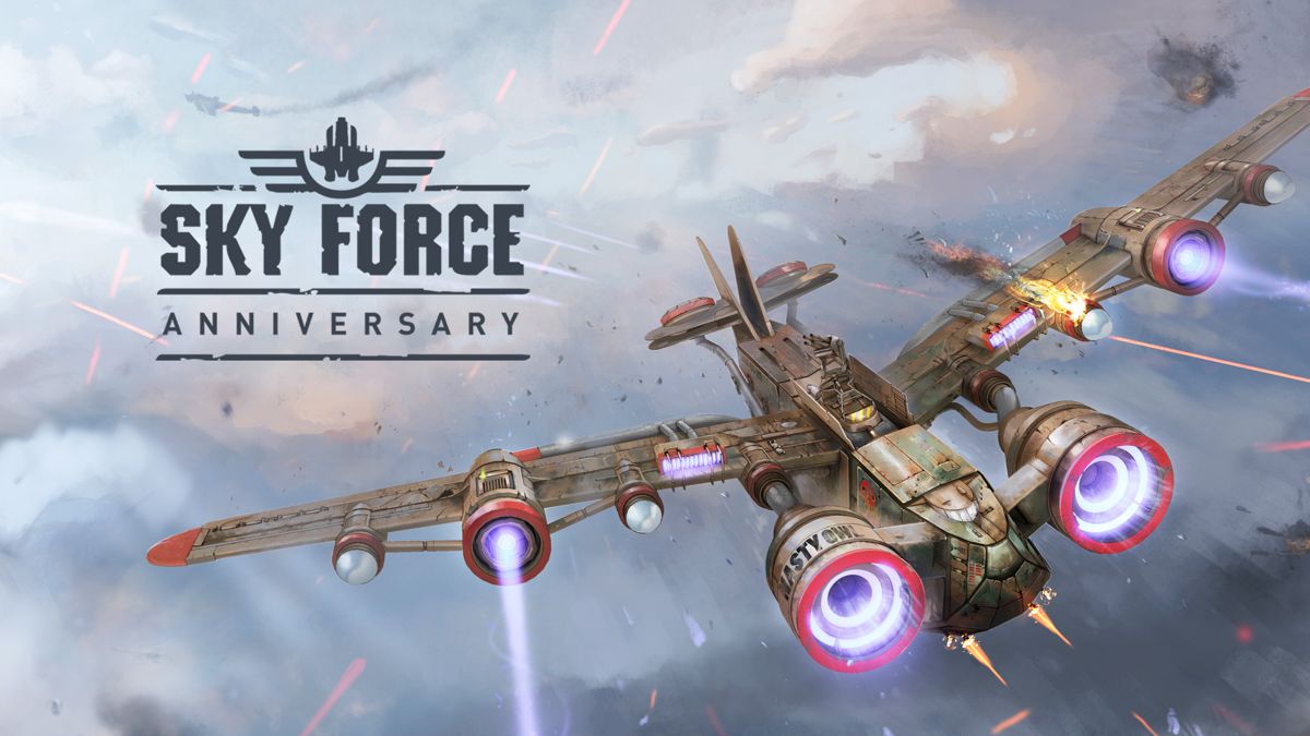 Front Cover for Sky Force: Anniversary (Nintendo Switch) (download release): 2nd version