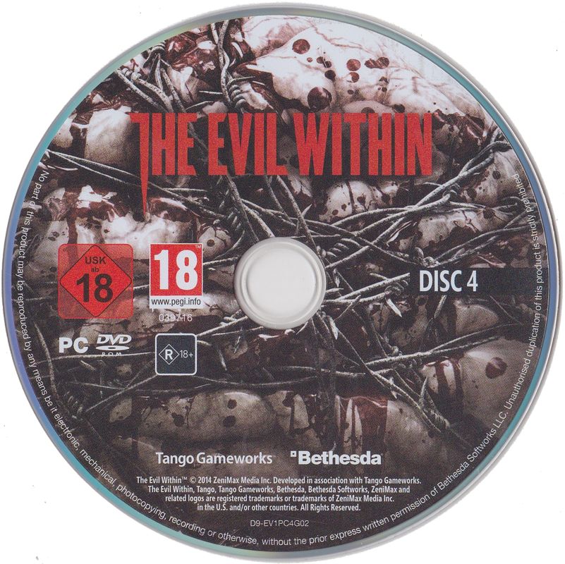 Media for The Evil Within (Limited Edition) (Windows): Disc 4