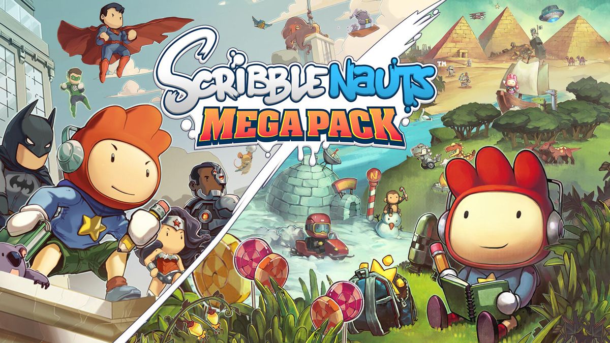 Front Cover for Scribblenauts Mega Pack (Nintendo Switch) (download release): 2nd version