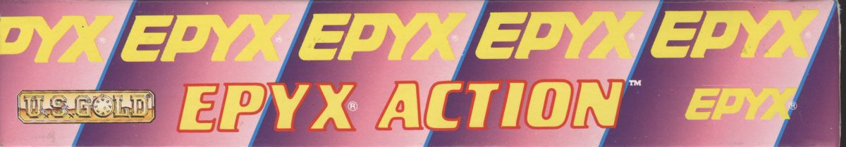 Spine/Sides for Epyx Action (Commodore 64)