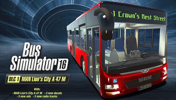 Front Cover for Bus Simulator 16: DLC 1 - MAN Lion's City A 47 M (Macintosh and Windows) (Humble Store release)