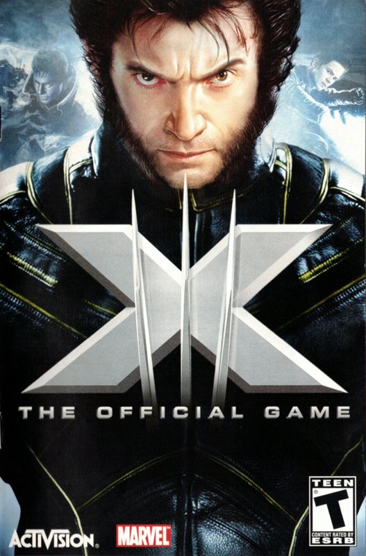 Manual for X-Men: The Official Game (Windows): Front