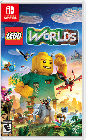 Front Cover for LEGO Worlds (Nintendo Switch) (download release): 1st version