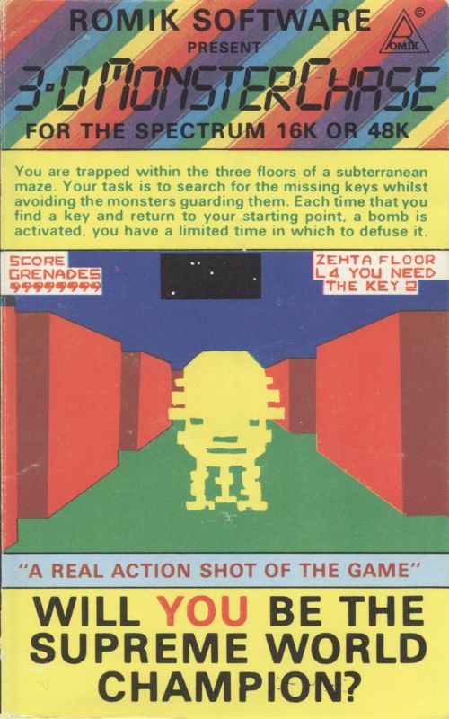 3-D Monster Chase (1983) - MobyGames