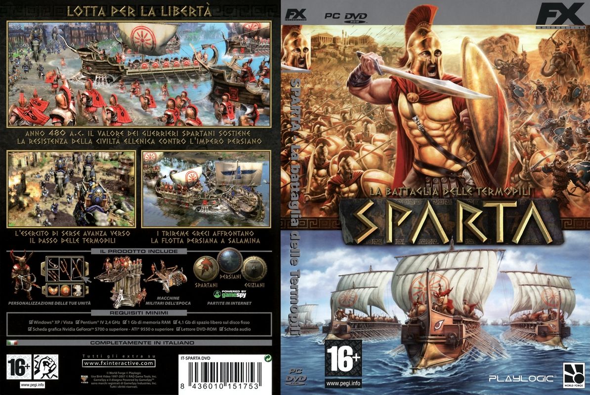 Full Cover for Ancient Wars: Sparta (Windows)