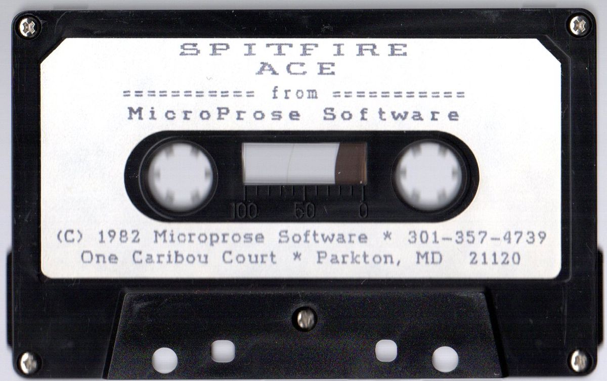 Media for Spitfire Ace (Atari 8-bit) (early cassette version)