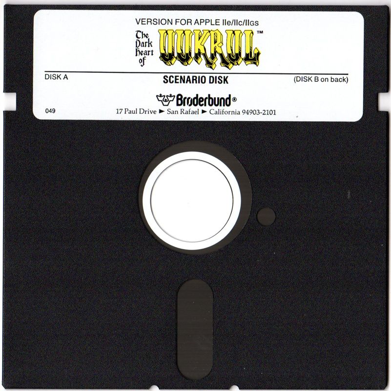 Media for The Dark Heart of Uukrul (Apple II): Disk 2/2