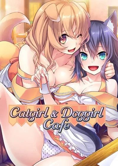 Front Cover for Catgirl & Doggirl Cafe (Windows) (JAST USA release)