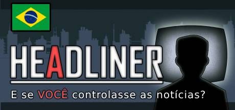 Front Cover for Headliner (Linux and Macintosh and Windows) (Steam release): Brazilian Portuguese version