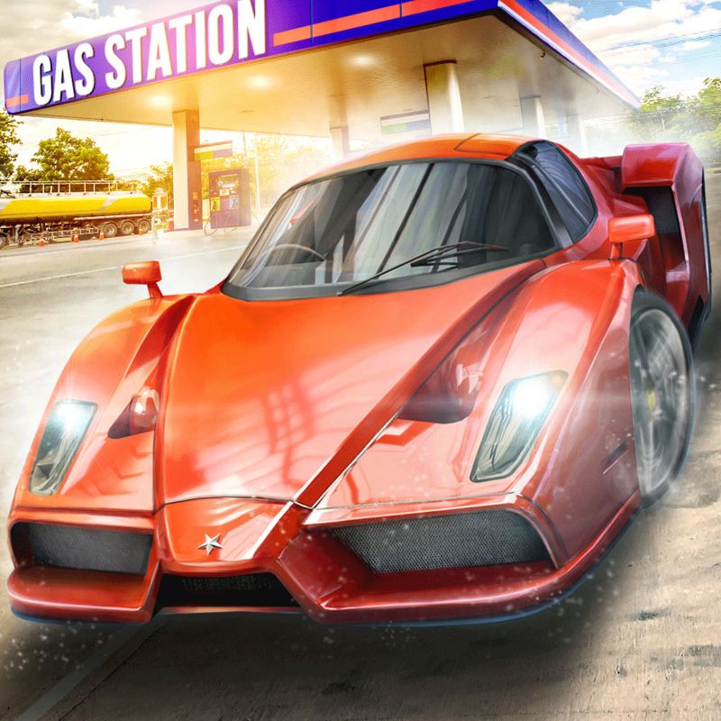 Front Cover for Gas Station 2: Highway Service (Nintendo Switch) (download release)