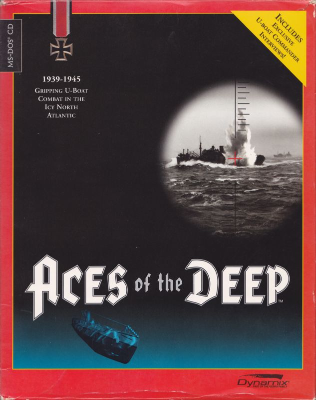 Front Cover for Aces of the Deep (DOS) (CD-ROM version)