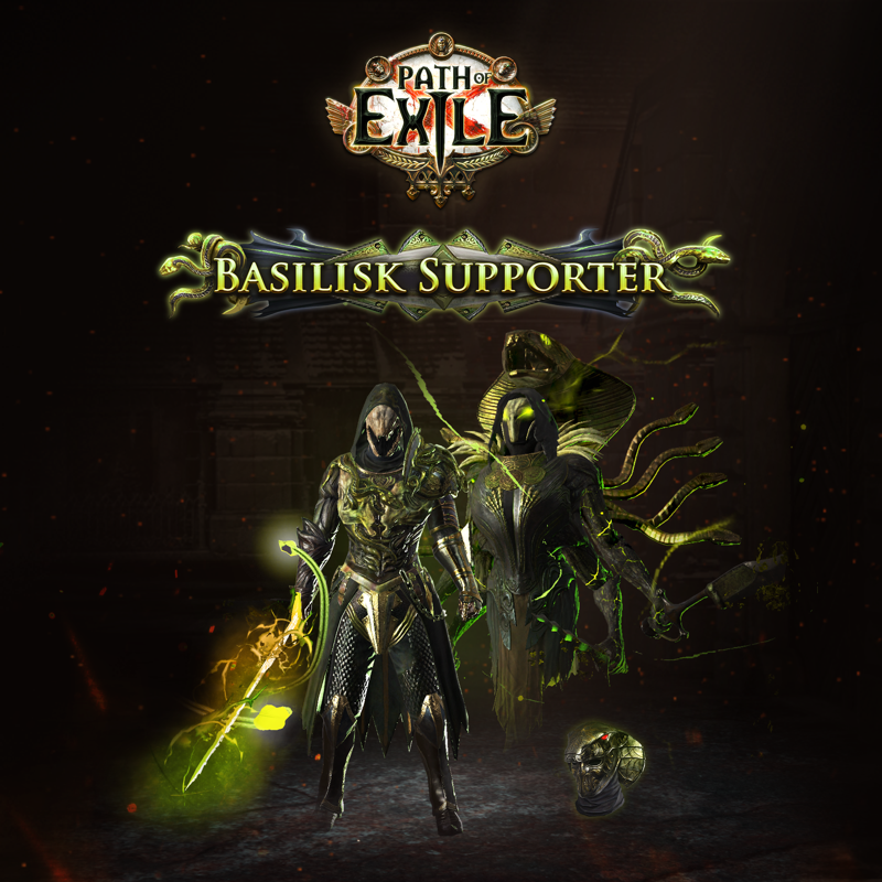 Front Cover for Path of Exile: Basilisk Supporter Pack (PlayStation 4) (download release)