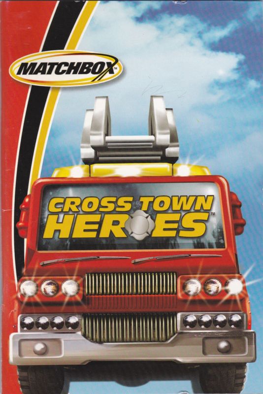 Manual for Matchbox: Cross Town Heroes (Macintosh and Windows): Front