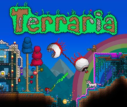 Front Cover for Terraria (Nintendo 3DS) (download release)