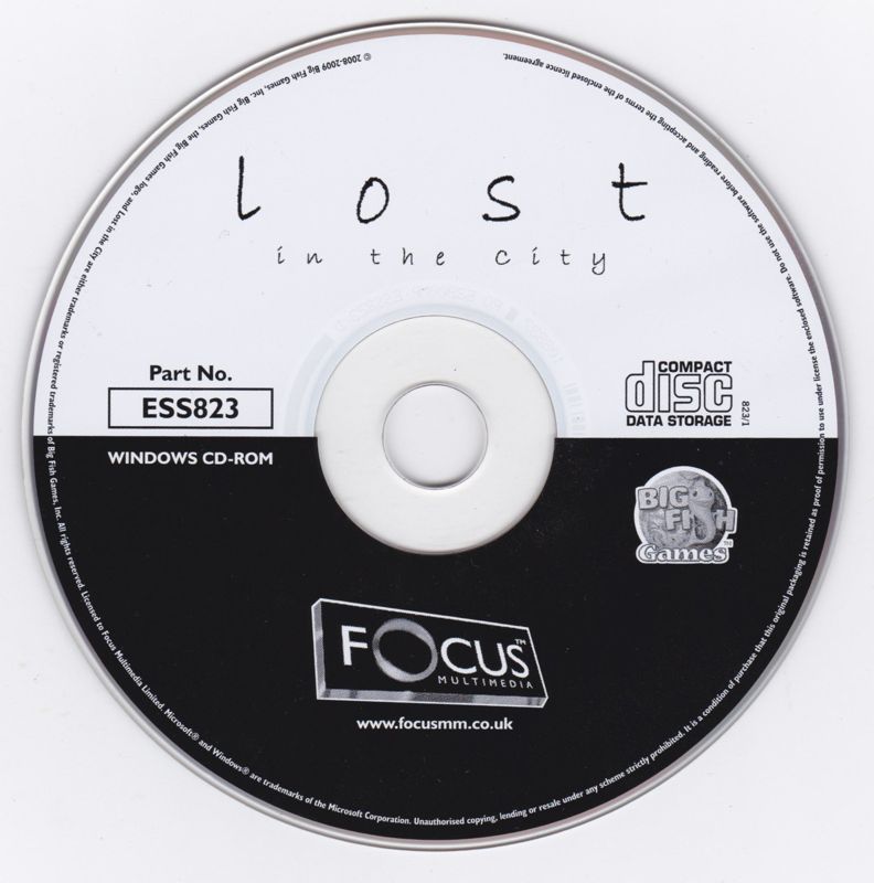 Media for Lost in the City (Windows) (Focus Multimedia release)