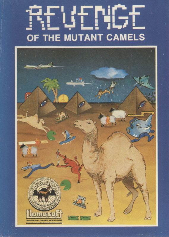 Front Cover for Revenge of the Mutant Camels (Commodore 64)